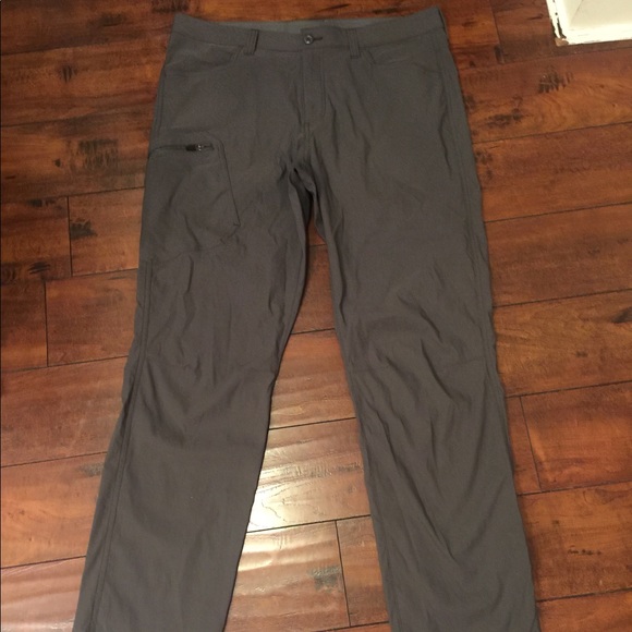 Eddie Bauer Men/'s Lined Pant Fleece Water Resistant Stretch Fabric KHAKI 38X30